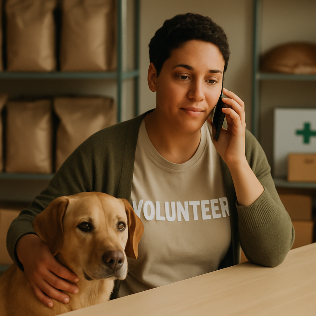 Notdienste Tiergesundheit Beratung bei Lucky Paws Pet Food Pantry